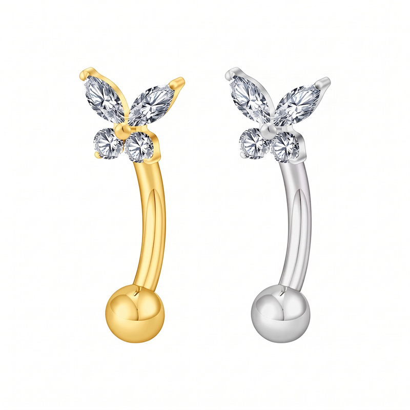 Body Jewelry Vertical Labret - Piercing Labret Vertical en Titane ASTM