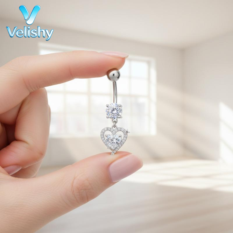 Body Jewelry Belly Button Rings - Anneau de nombril en acier chirurgical