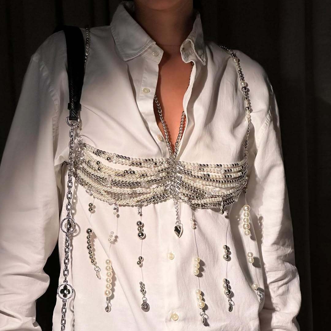 Body Jewelry Vest - Bijoux de corps de soutien-gorge de