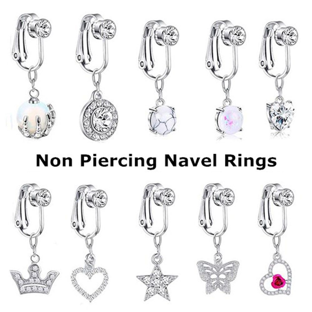 Body Jewelry Belly Button Rings - Anneau de nombril tendance pour femme,