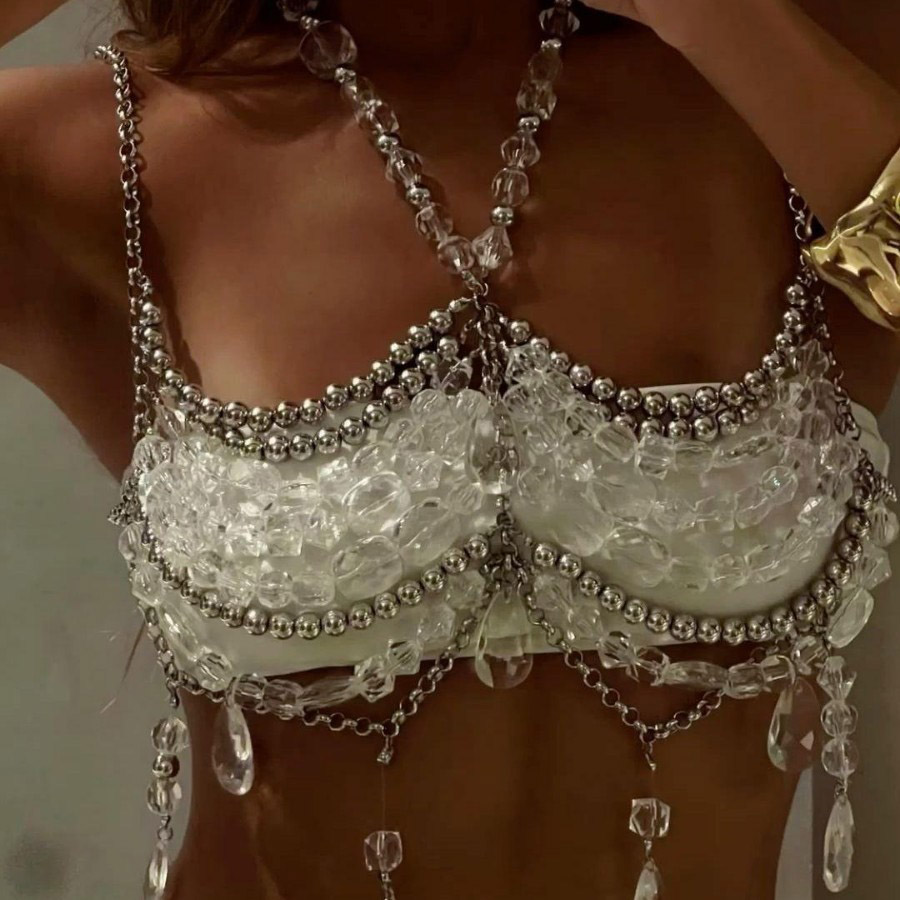 Body Jewelry Vest - Tenues de Festival de musique faites
