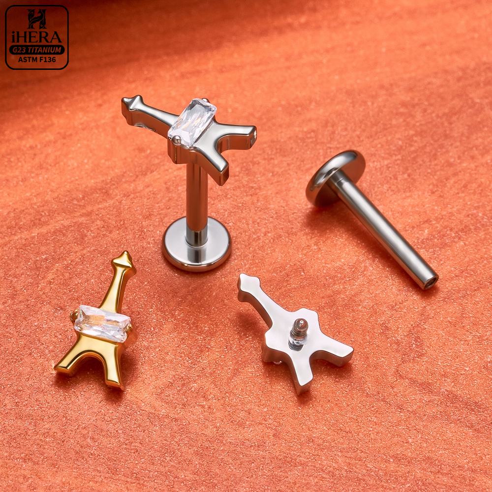 Lot en vrac de piercings en ti - Body Jewelry Vertical Labret avis et prix