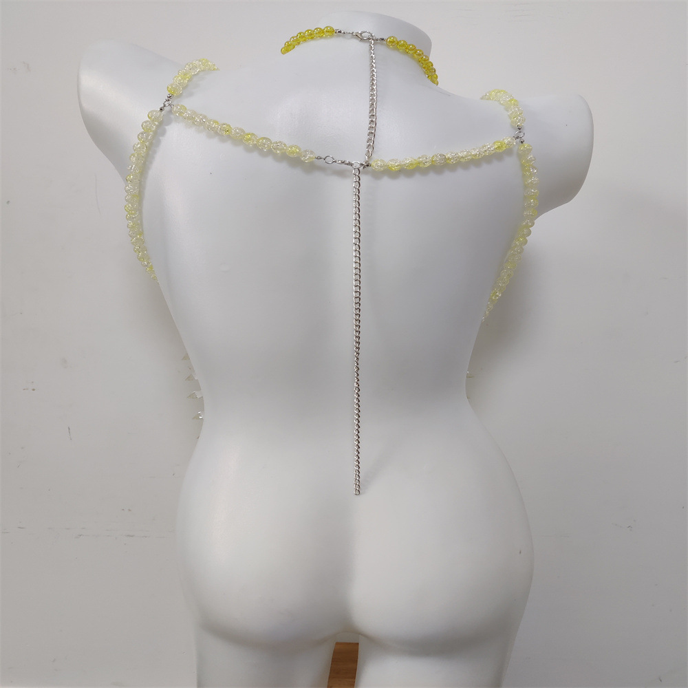 Bijoux de corps en perles acry - Body Jewelry Vest avis et prix