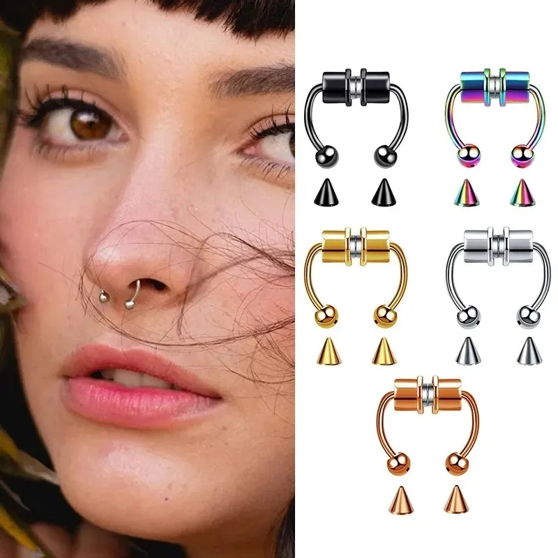 Faux anneaux de nez magnétique - Body Jewelry Hoops avis et prix