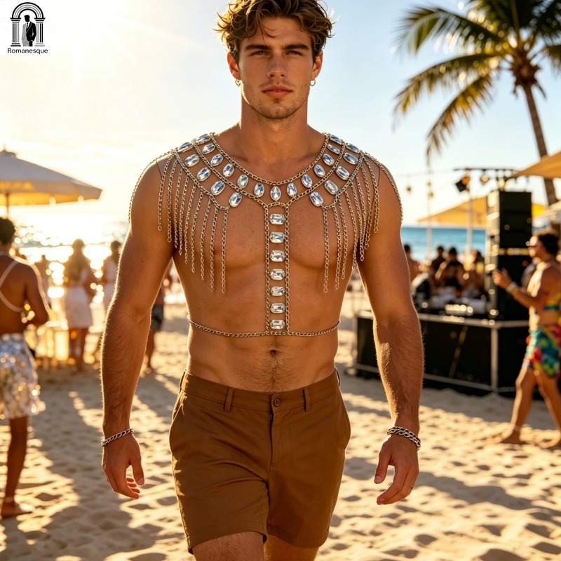 Gilet de corps ajustable pour  - Body Jewelry Vest avis et prix
