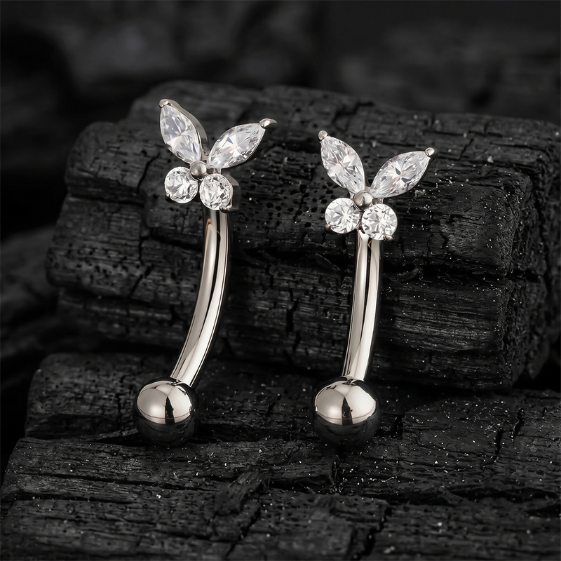 Piercing Labret Vertical en Ti - Body Jewelry Vertical Labret avis et prix