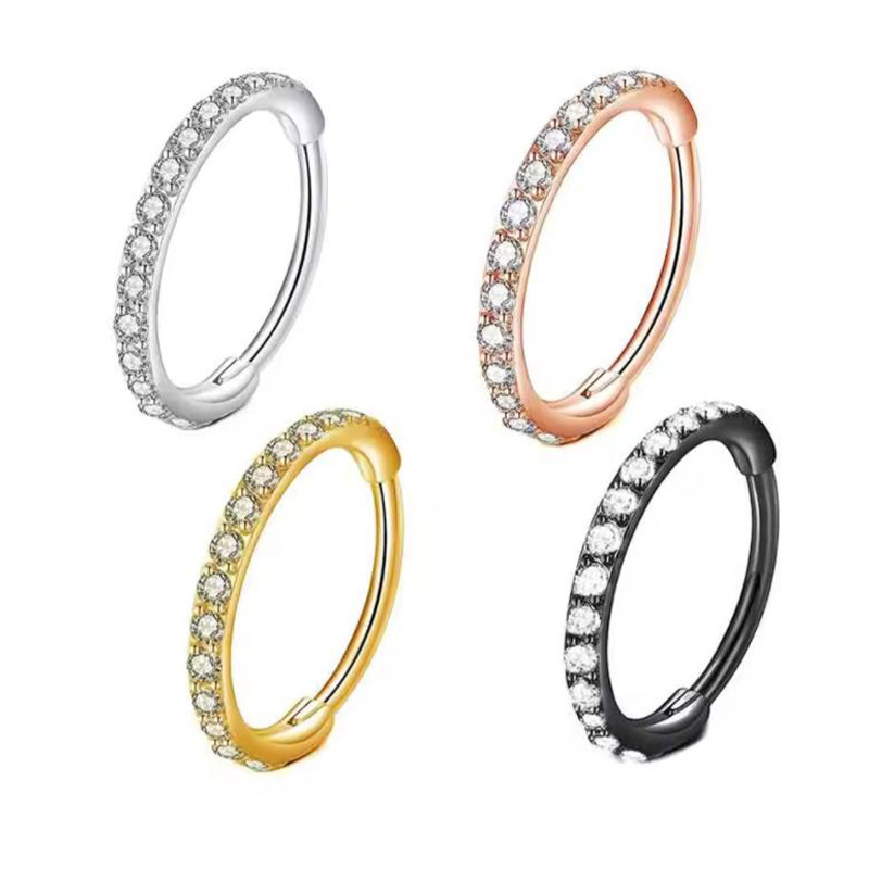 Anneau de nez 16G en acier chi - Body Jewelry Hoops avis et prix