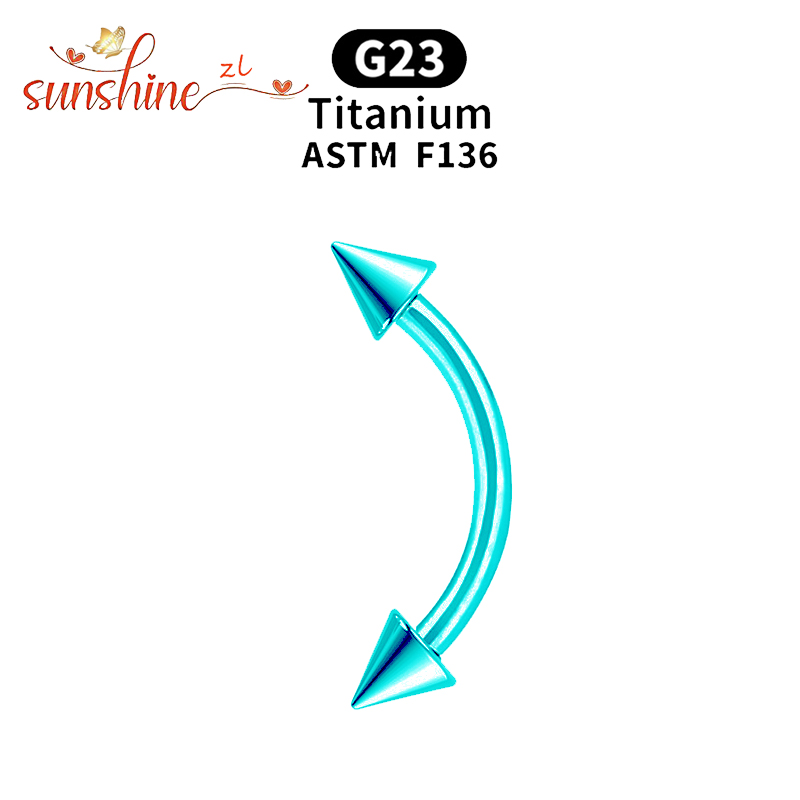 G23 Titanium Spike Curved Barb - Eyebrow Curved Barbell avis et prix