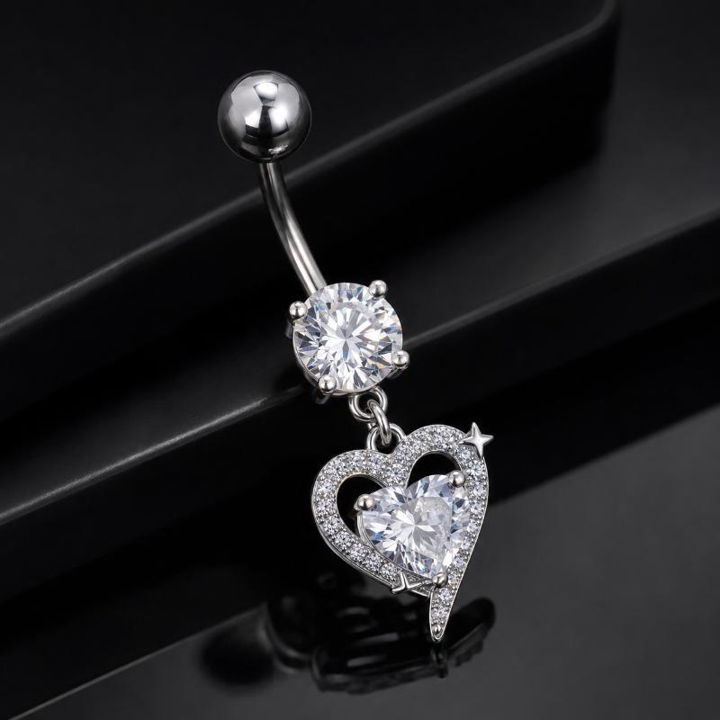 Anneau de nombril en acier chi - Body Jewelry Belly Button Rings avis et prix