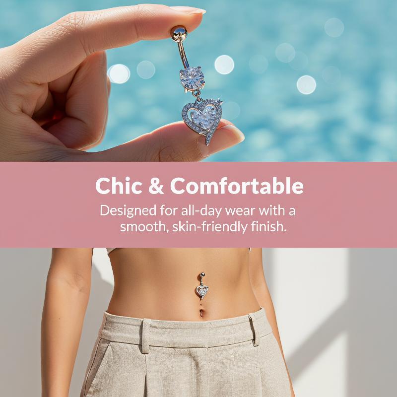 Anneau de nombril en acier chi - Body Jewelry Belly Button Rings avis et prix