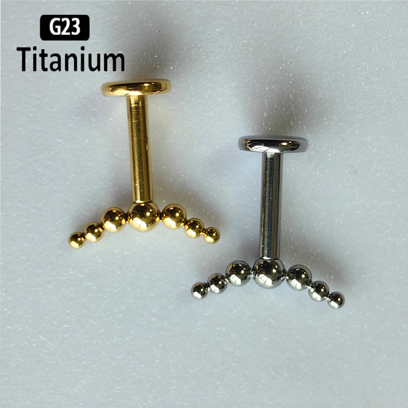G23 titane Piercing 7 pièces b - Body Jewelry Vertical Labret avis et prix
