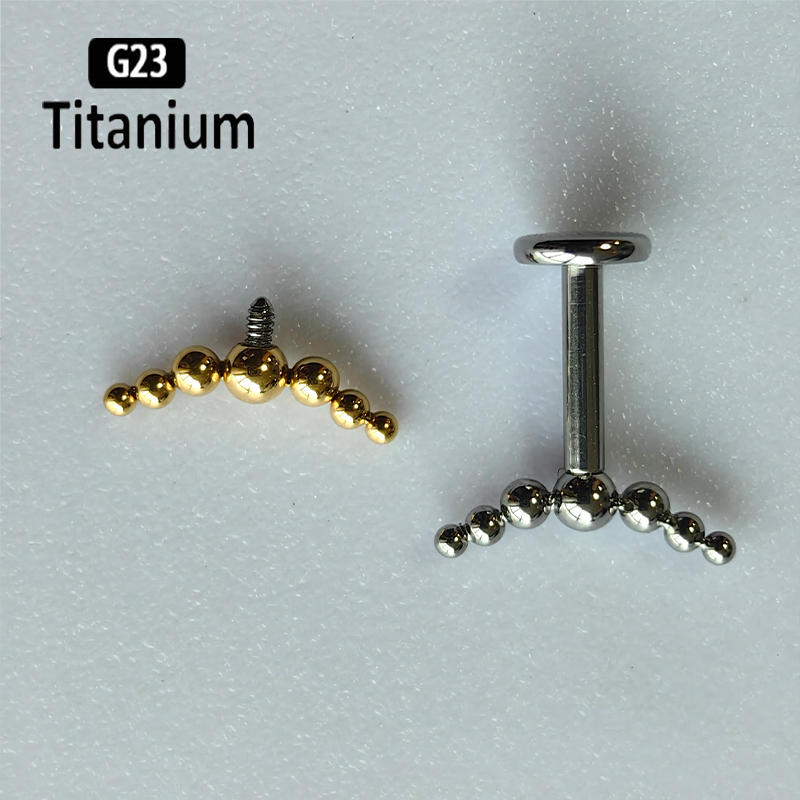 G23 titane Piercing 7 pièces b - Body Jewelry Vertical Labret avis et prix