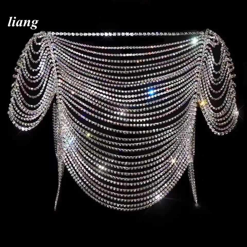 Chaîne de corps sexy, gilet de - Body Jewelry Vest avis et prix