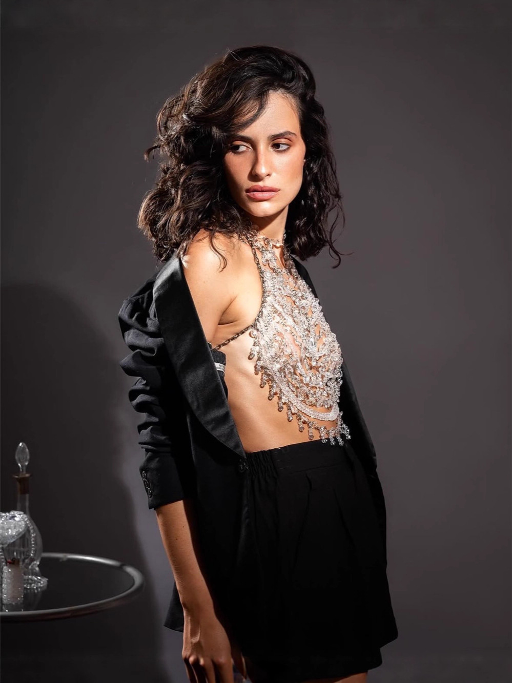 Gilet perlé fait à la main, pe - Body Jewelry Vest avis et prix