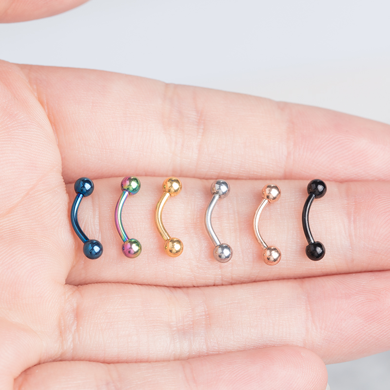 Bijoux d'haltères incurvés en  - Eyebrow Curved Barbell avis et prix