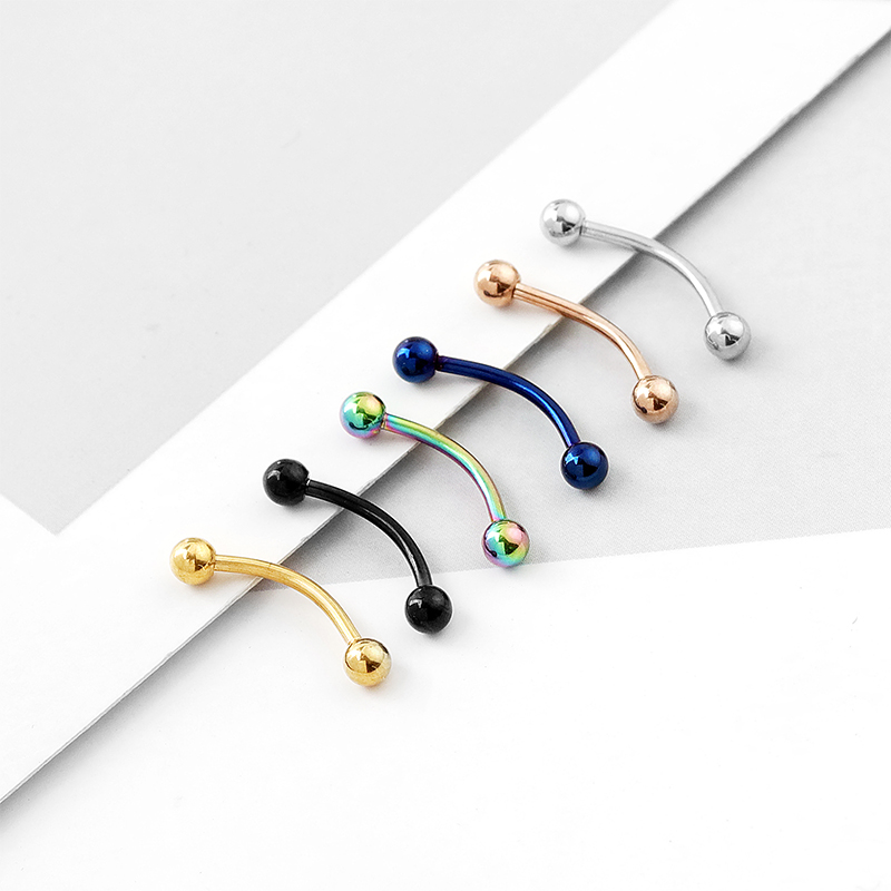 Bijoux d'haltères incurvés en  - Eyebrow Curved Barbell avis et prix