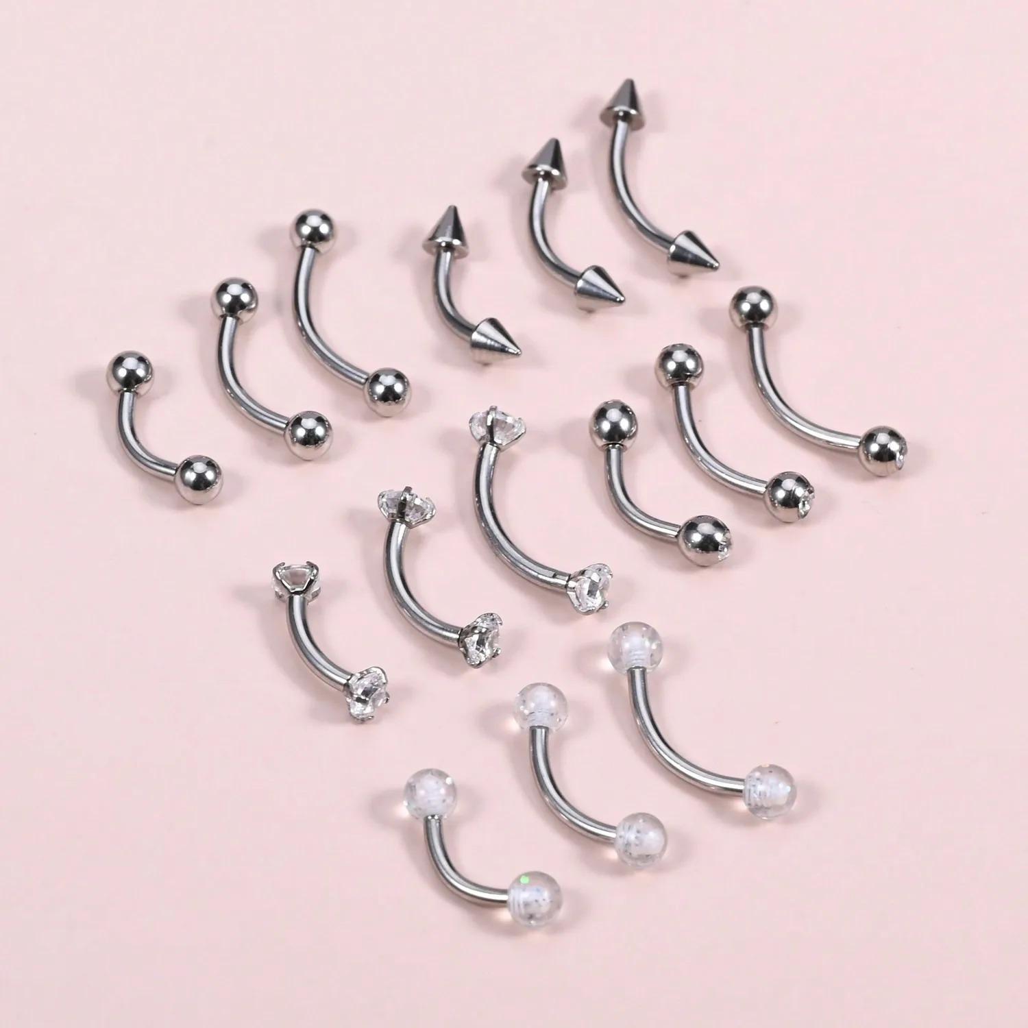 15 pièces 16g Bijoux de pierci - Body Jewelry Vertical Labret avis et prix