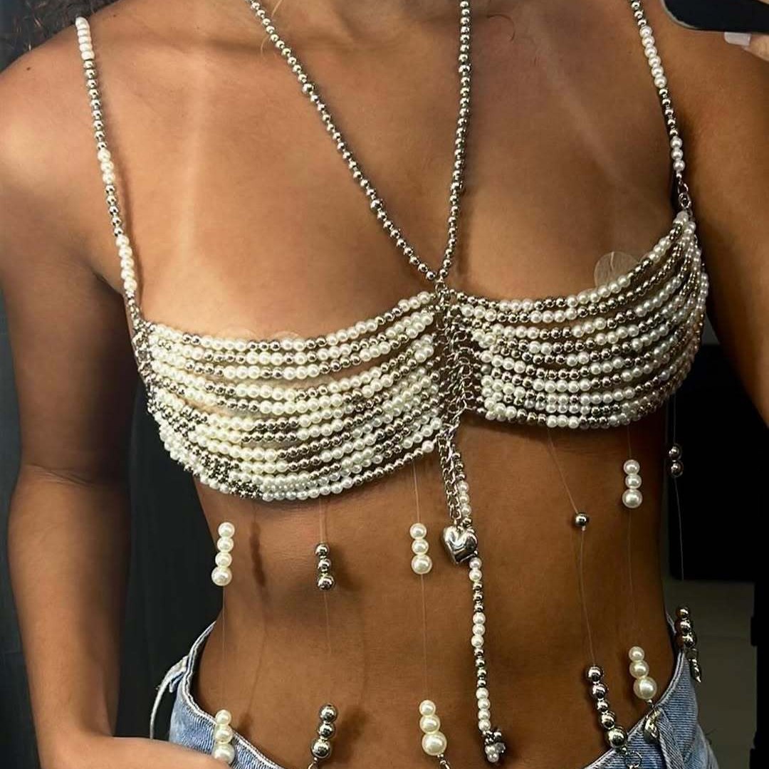 Bijoux de corps de soutien-gor - Body Jewelry Vest avis et prix