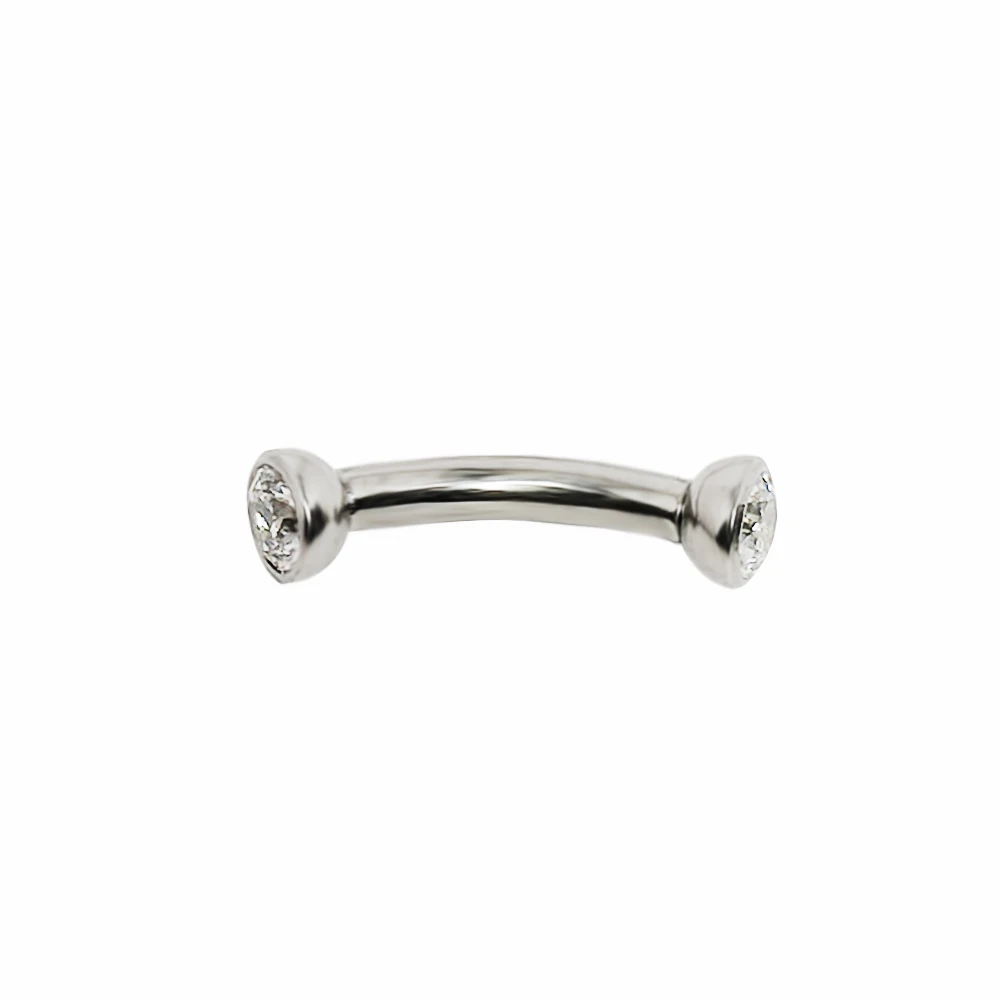 Piercing en Titane F136, Boucl - Eyebrow Curved Barbell avis et prix