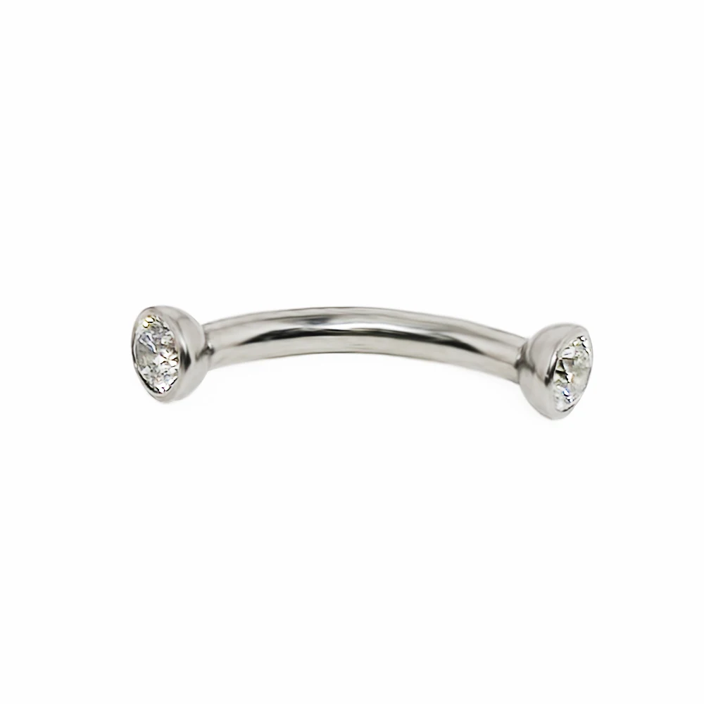 Piercing en Titane F136, Boucl - Eyebrow Curved Barbell avis et prix