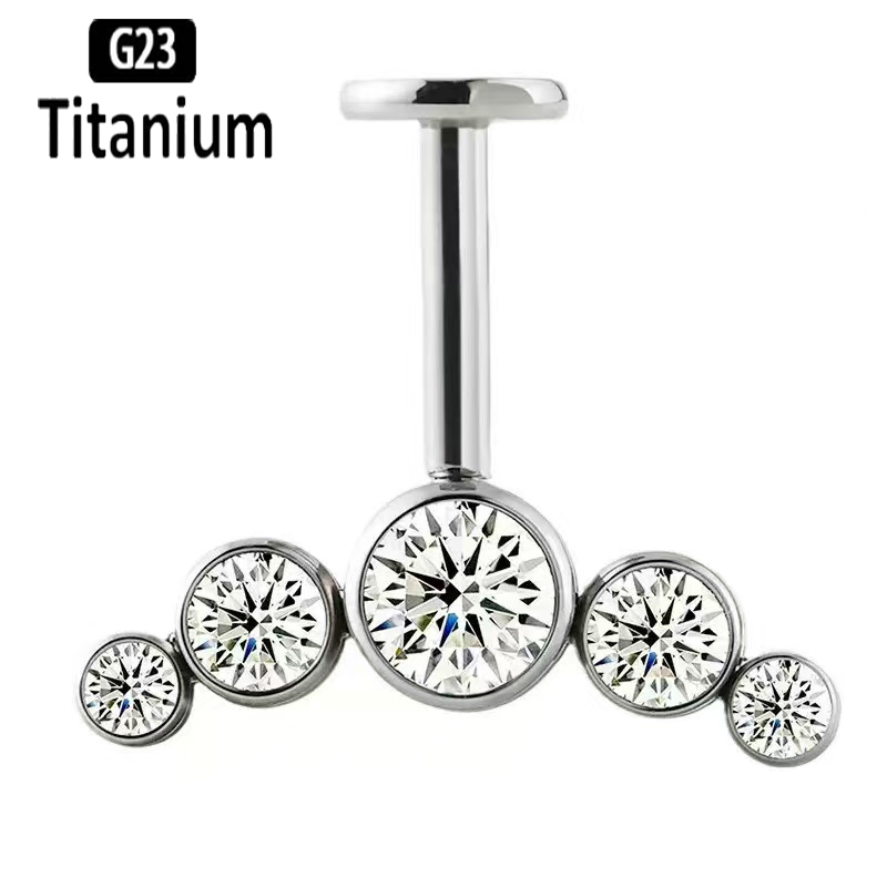 Bijou de corps en Titane G23,  - Body Jewelry Vertical Labret avis et prix