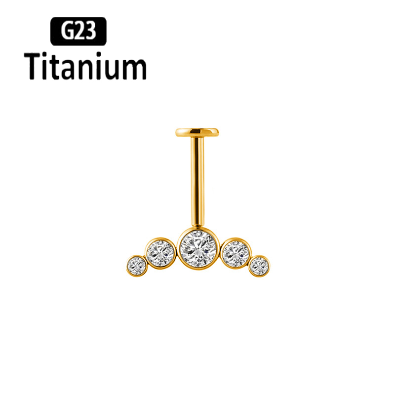 Bijou de corps en Titane G23,  - Body Jewelry Vertical Labret avis et prix