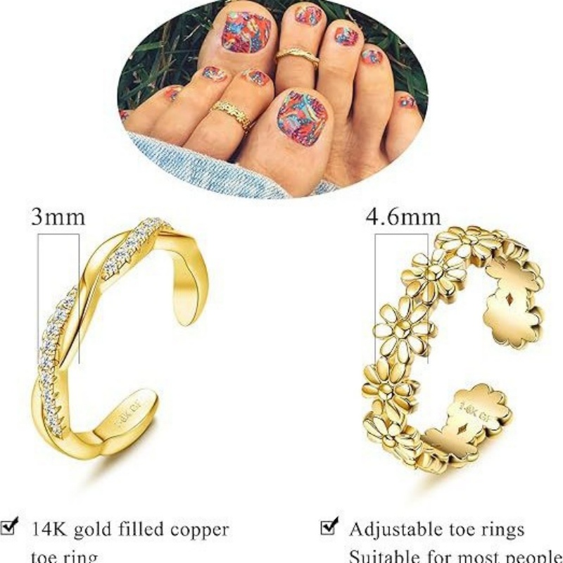 Anneau de pied en Zircon régla - Body Jewelry Hoops avis et prix