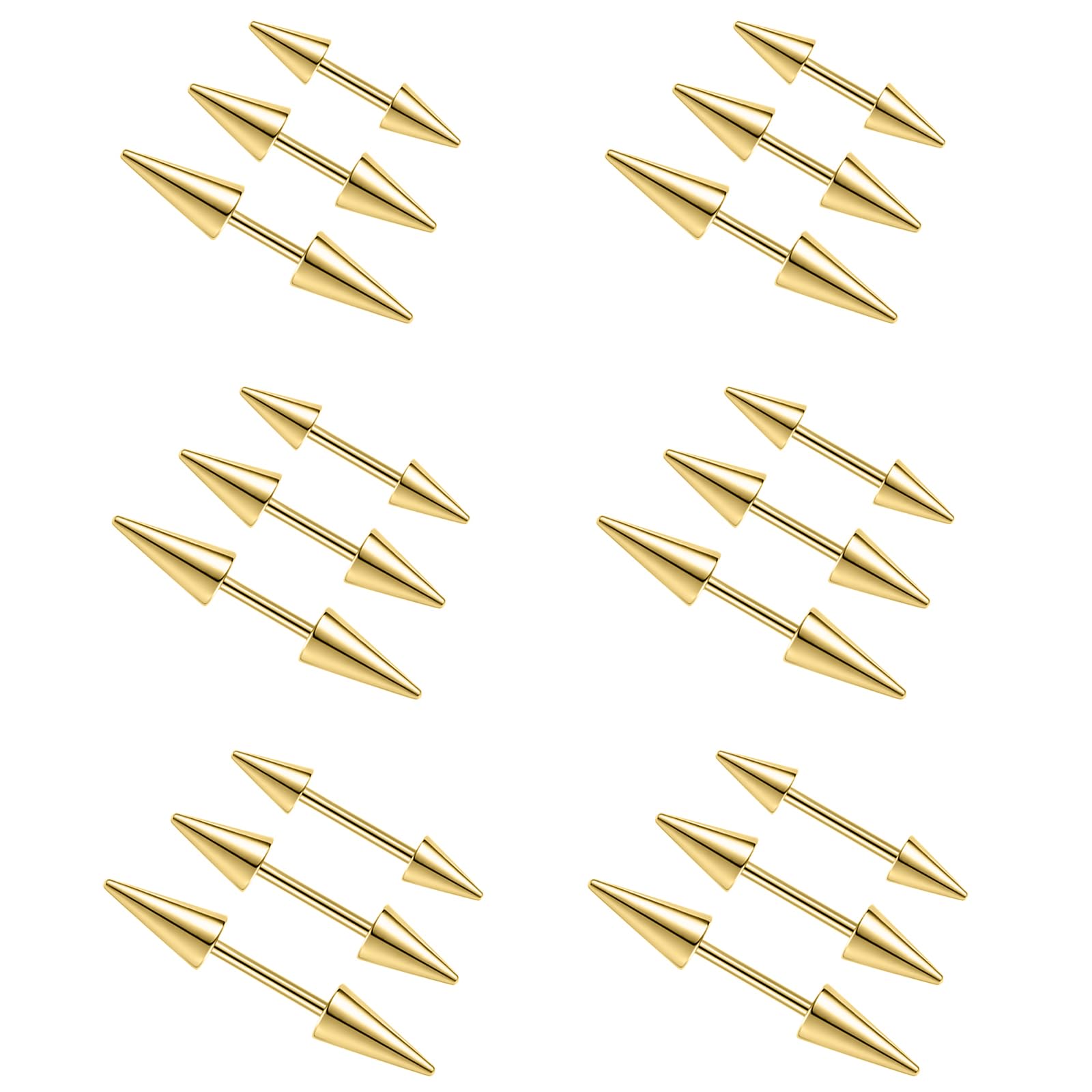 2pcs 16g clou sourcil piercing - Eyebrow Curved Barbell avis et prix
