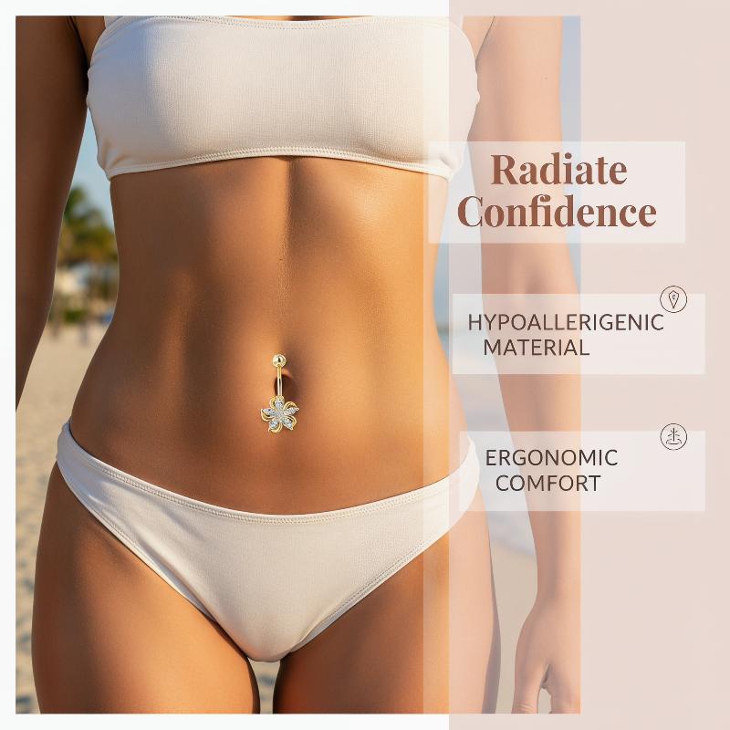 Anneau de nombril scintillant  - Body Jewelry Belly Button Rings avis et prix