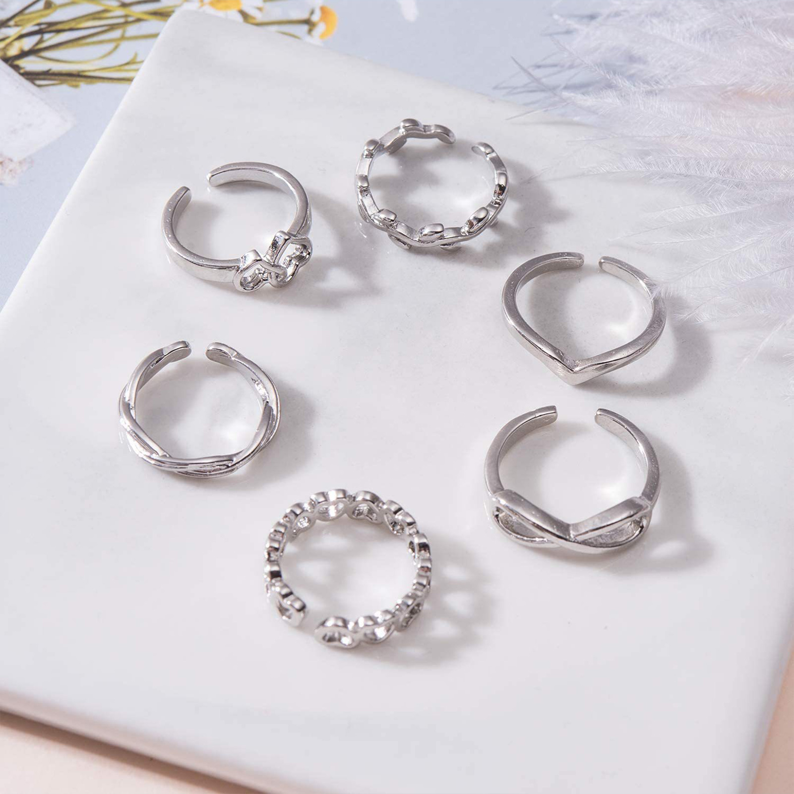 10/12 pièces bagues d'orteil p - Body Jewelry Hoops avis et prix