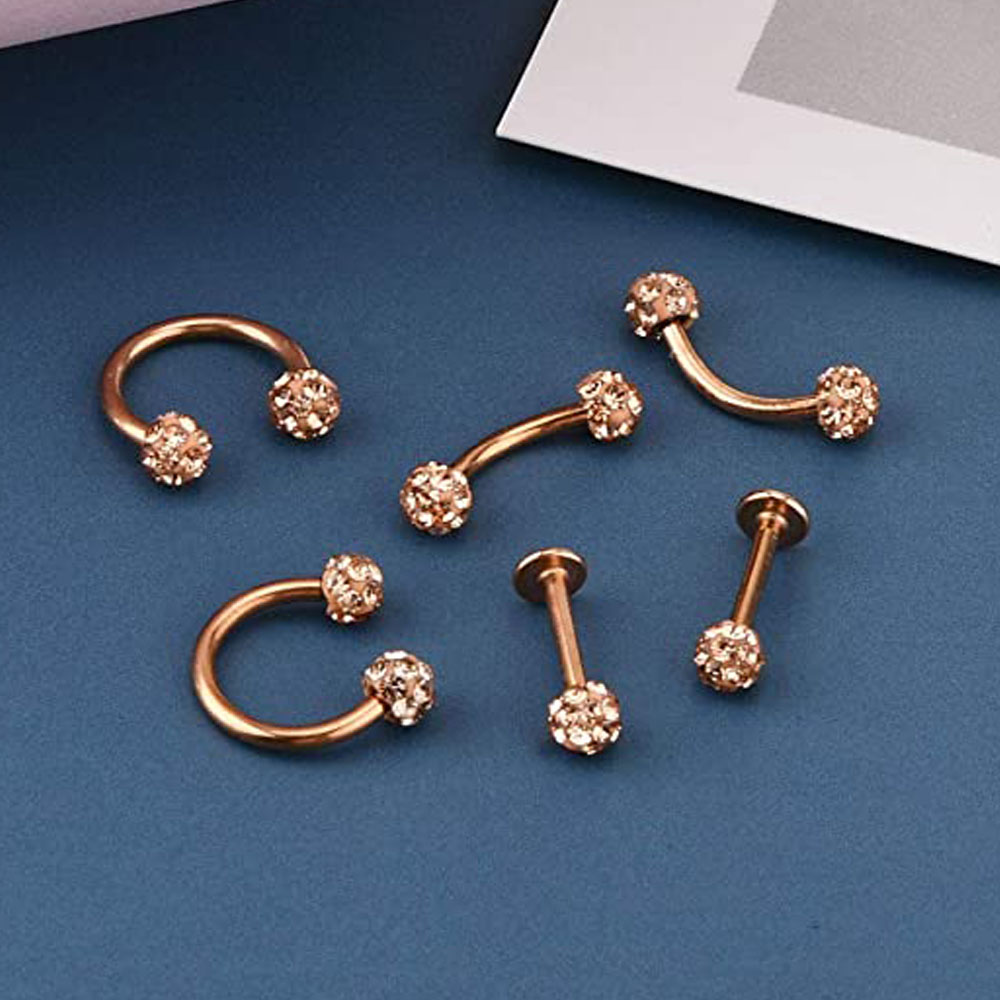 Boucles d'Oreilles Helix Conch - Body Jewelry Vertical Labret avis et prix