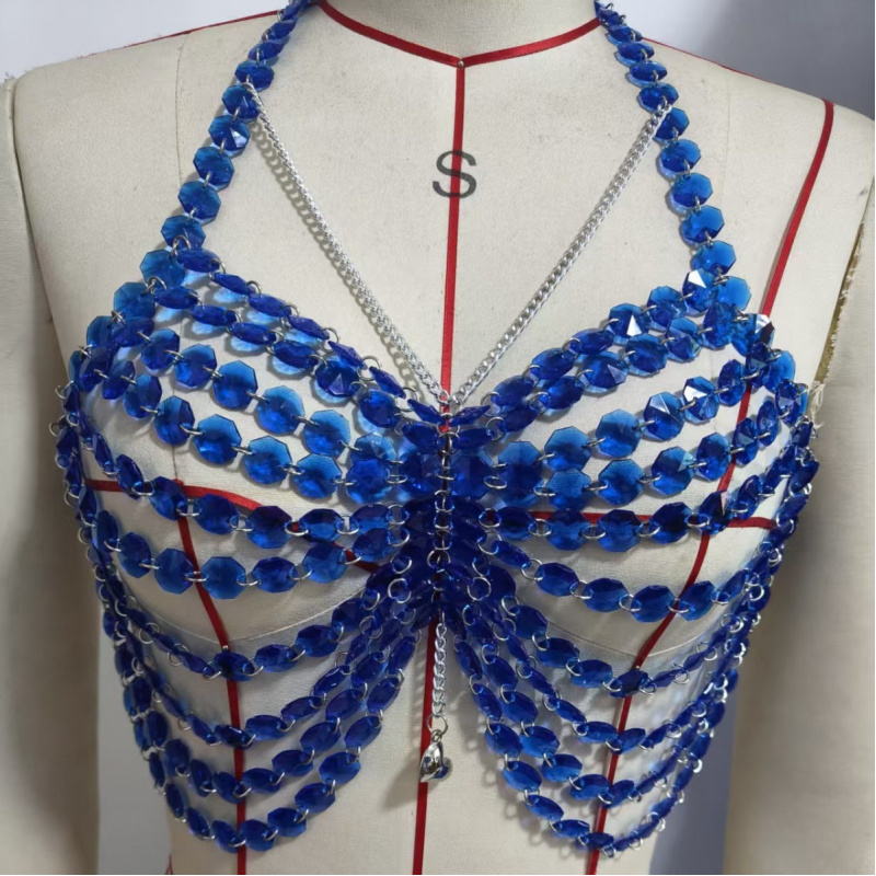 Chaîne de poitrine pour femmes - Body Jewelry Vest avis et prix