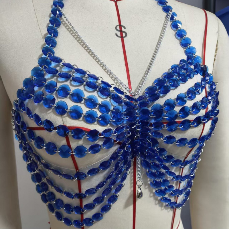 Chaîne de poitrine pour femmes - Body Jewelry Vest avis et prix