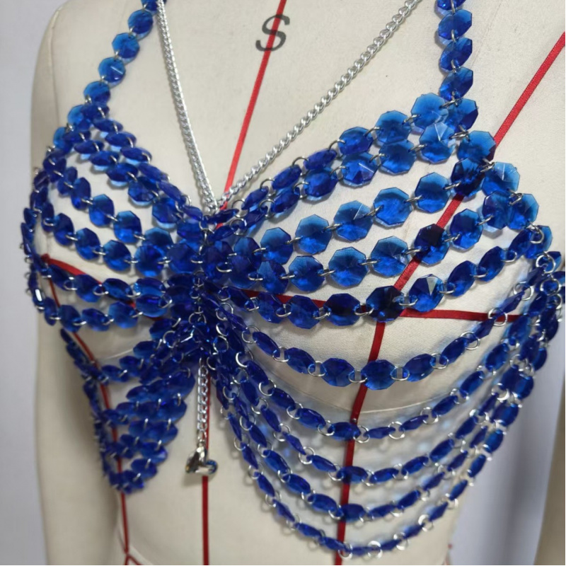 Chaîne de poitrine pour femmes - Body Jewelry Vest avis et prix