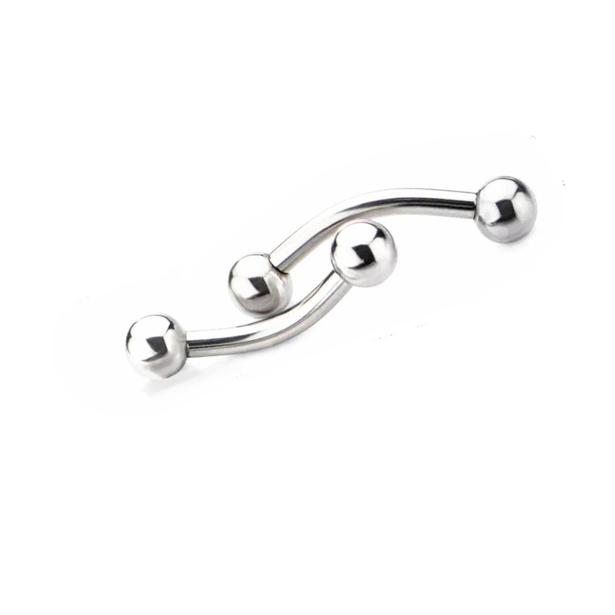 10 pièces ASTM F136 titane 14G - Eyebrow Curved Barbell avis et prix
