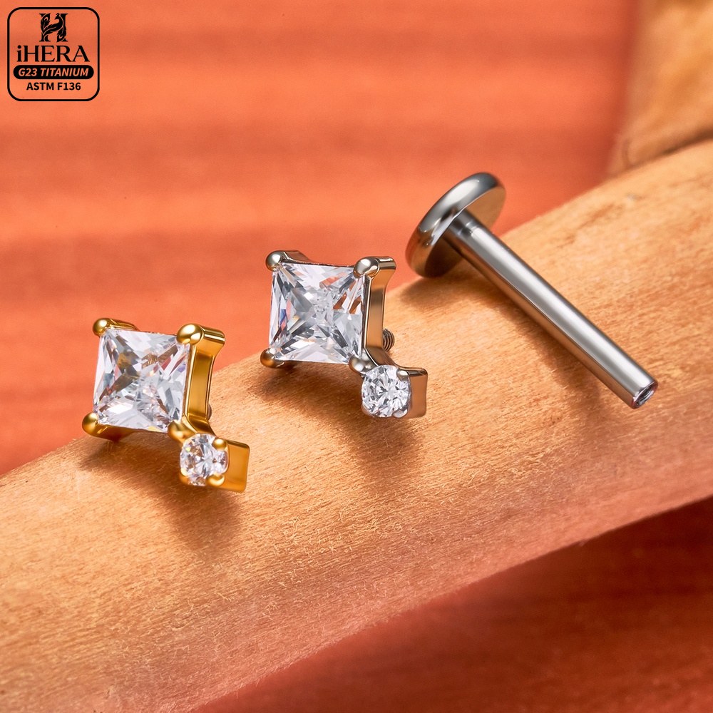 Labret en Titane G23, Segment  - Body Jewelry Vertical Labret avis et prix