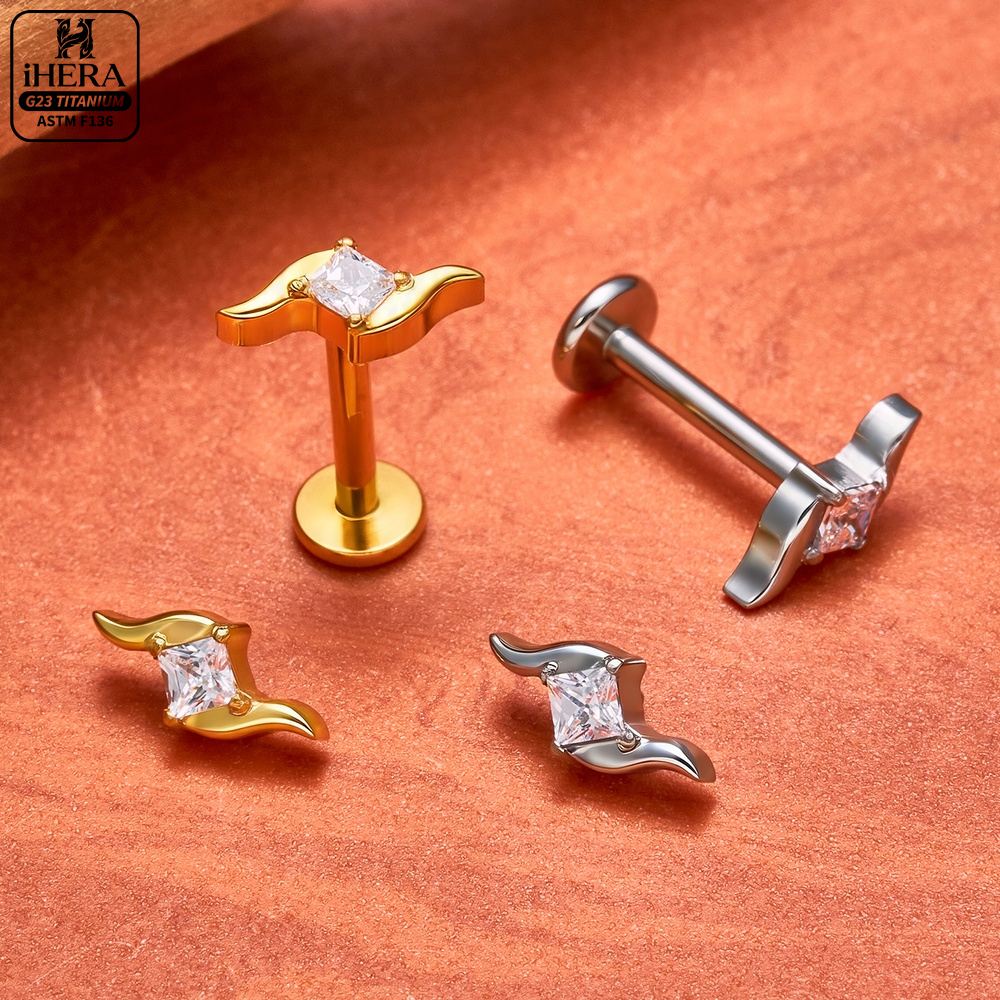 Labret en Titane G23, Segment  - Body Jewelry Vertical Labret avis et prix