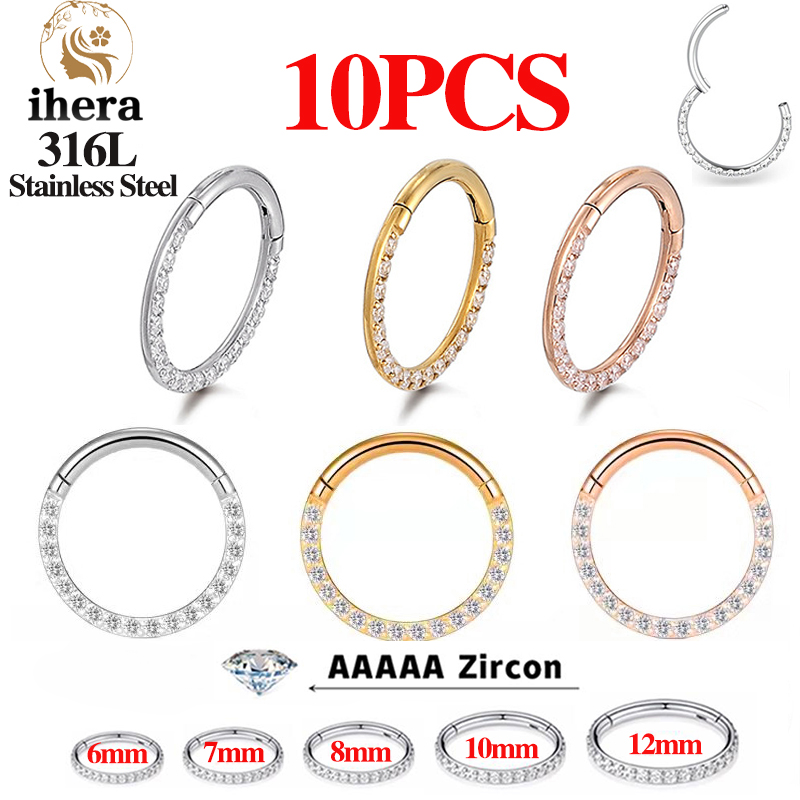 1/10 PIÈCES Anneaux de nez en  - Body Jewelry Hoops avis et prix