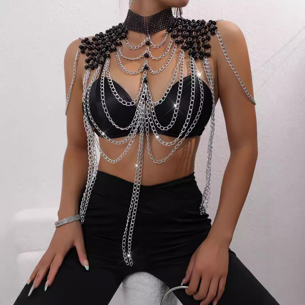Femmes Bikini perle gilet poit - Body Jewelry Vest avis et prix