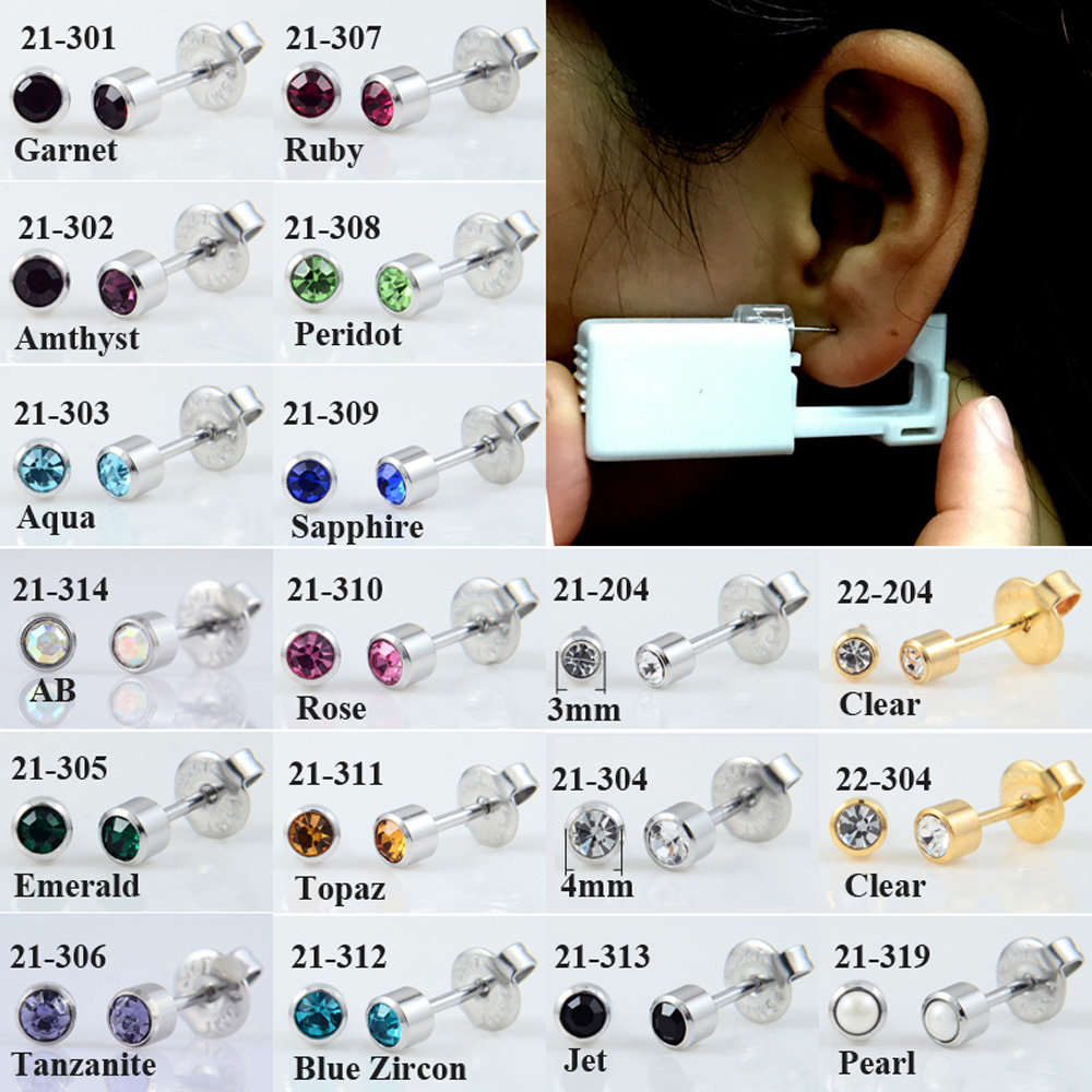Kit de perçage d'oreille jetab - Body Jewelry Display Case avis et prix